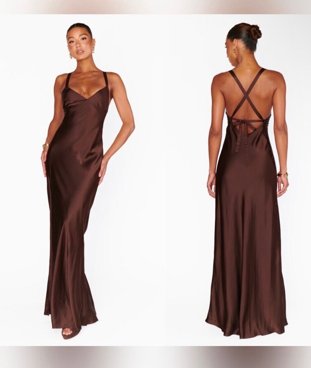 $199 Show Me Your MuMu Anderson Maxi Chocolate medium